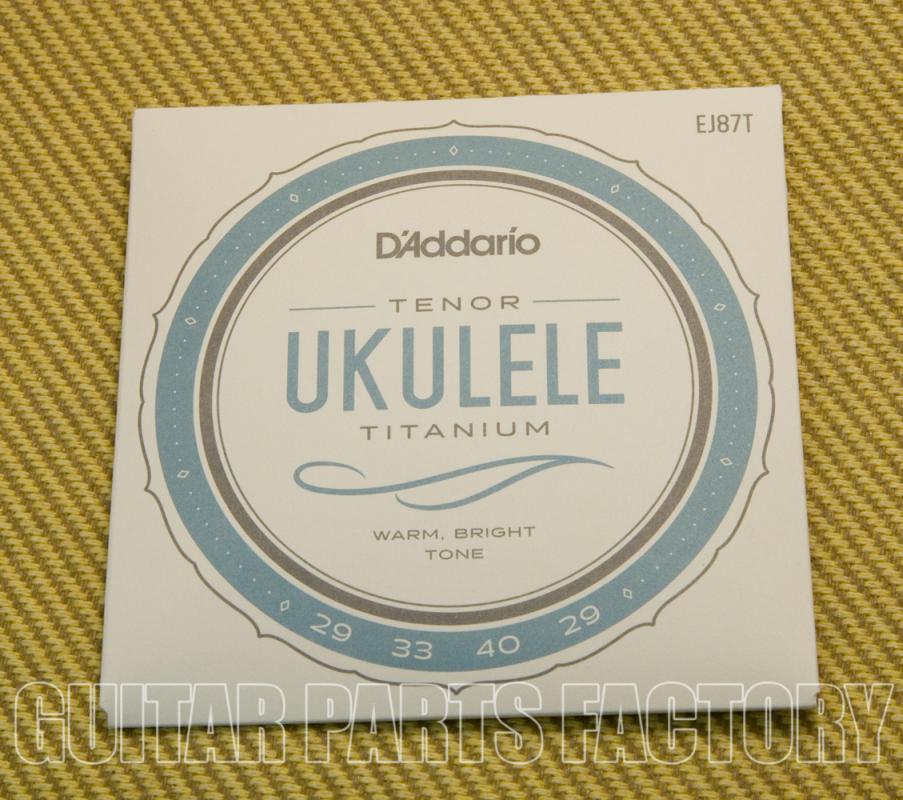 Ej T D Addario Titanium Tenor Uke Ukulele Strings