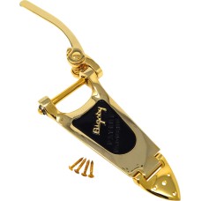 006-2833-100 Guitar Tailpiece Bigsby B6GB Gold USA Bigsby® Logo B6 V Hinge Plate 0062833100