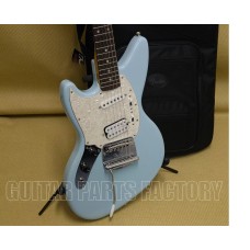 014-1050-372 Kurt Cobain Jag-Stang Left-Hand Rosewood Fingerboard Sonic Blue Guitar 0141050372