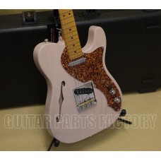 017-1022-760 American Professional II Telecaster Thinline Maple Fingerboard Transparent Shell Pink 0171022760