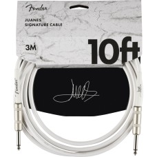 099-0810-223 Fender Juanes 10' Instrument Cable Luna White 0990810223