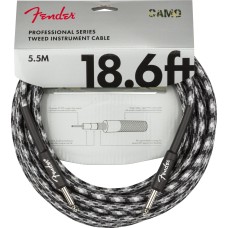 099-0818-124 Fender Pro Series Instrument Cable Straight/Straight 18.6' Winter Camo 0990818124