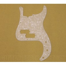 099-2176-000 Genuine Fender Pickguard Precision Bass Aged White Pearl 4-Ply 0992176000 