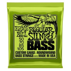 2832 Ernie Ball Regular Slinky Nickel Wound Electric Bass Strings 50-105 Gauge