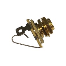 2PJ-002G Gold Mono Jack 1/4" Plug