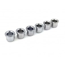 AP-0189-010 (6) Chrome Smooth Vintage Style String/Body Ferrules for Telecaster