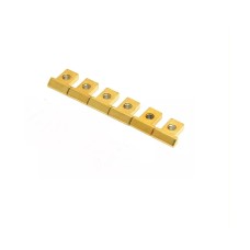 BP-0305-002 Gold Saddles for Pre-2001 Gibson Nashville Tune-O-Matic Bridge