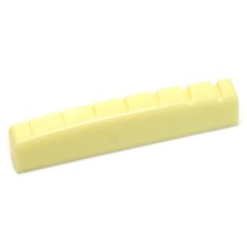 ECO-NUT-7C Cream Slotted Plastic Nut for 7-String Guitar