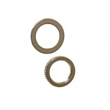 EP-0921-IMP Metric Nickel Threaded Nut and Washer for Toggle Switch