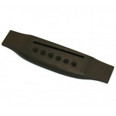 GB-0850-0E0 Ebony Acoustic Guitar Bridge Slightly Oversized