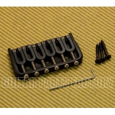 GB-WO6-B Black Hardtail 6 String Fixed Guitar Bridge Style