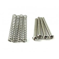 GS-0396-001 (4) Nickel M3 Humbucker/Pickup Mounting Screws for Import Guitars