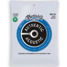 MA170 Martin Extra Light SP Acoustic Guitar Strings 80/20 Bronze 10-47