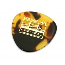 MP-12 (1) Golden Gate Tortoise Mandolin Pick