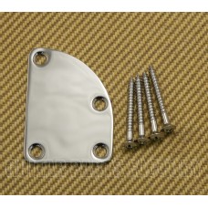 NP-008-C-L Lefty Chrome Cutaway Neck Plate Kit Custom