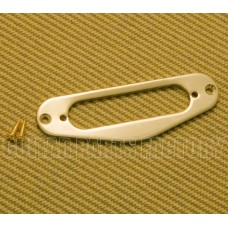 PC-5763-BRASS Unpolished Brass Neck Pickup Trim Ring for Fender Telecaster/Tele