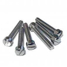 PU-6958-010 (6) Chrome P90 Pickup Pole Screws