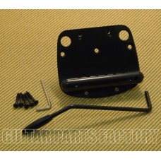 SB-0224-003 Black Tremolo Tailpiece Assembly & Arm for Mustang Guitar