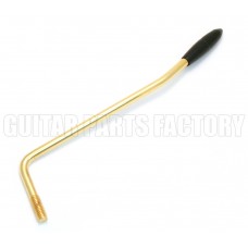 TA-I-G Gold Tremolo Arm for Import Strat with Black Tip