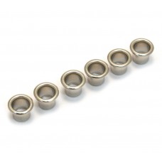 TK-0902-001 (6) Nickel Eyelet Tuner Bushings For Early Gibson® Harmony® Guitar