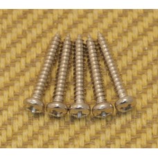 TPMS-N (5) Nickel Trapeze Tailpiece Mounting Screws