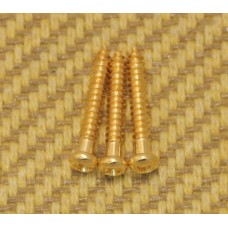 TMS-SM-G (3) Gold Trapeze Tailpiece Mounting Screws