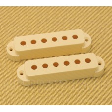 005-4492-000 Genuine Fender Jaguar Aged White Guitar Pickup Cover Set 0054492049