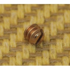 005-8786-000 Genuine Fender Guitar/Bass Gold Knob Set Screw 6-32X1/8 