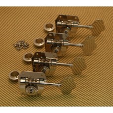 007-8834-049 4 Genuine Fender Vintage Reissue Nickel Reverse Bass Tuners 0078834049