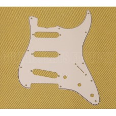 009-4392-049 Genuine Fender '65 Eggshell 3-ply Stratocaster/Strat Pickguard 0094392049