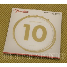 073-0070-402 Fender 80/20 Bronze Acoustic Strings Light 010-048 0730070402 