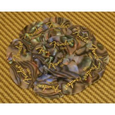 098-0351-757 (12) Fender Thin 351 Abalone Celluloid Guitar Picks  0980351757