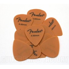 098-7351-750 Fender Orange Delrin Touring Guitar Picks 351 T/M 0987351750