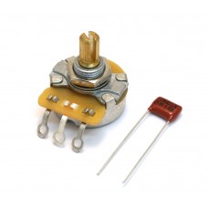 099-0830-000 Fender Genuine 250K Split Shaft Potentiometer & Cap Guitar/Bass 0990830000