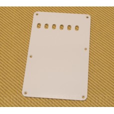 099-1320-000 Genuine Fender 1-ply White Back Plate Vintage Strat 6-Hole 0991320000