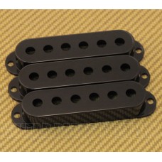 099-1364-000 (3) Genuine Fender Black Stratocaster/Strat Pickup Covers 0991364000