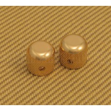 099-2056-200 Genuine Fender Gold Original Guitar Dome Knobs for P Bass or Telecaster 0992056200