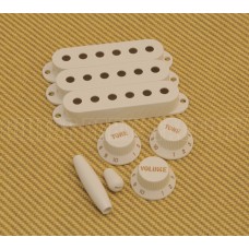 099-2096-000 Fender Pure Vintage 50's Strat Guitar Eggshell Accessory Kit 0992096000