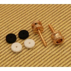 099-4914-200 2 Fender Gold American Series Strap Buttons Felt Guitar and Bass 0994914200