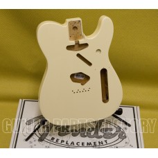 099-8006-705 Fender Olympic White Tele Telecaster Guitar Body Vintage Bridge 0998006705