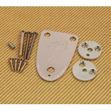 3BOLTKIT-B Fender USA 70s Bass 3-Bolt Neck Plate Kit