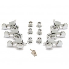 505C Grover Roto-Grip 3+3 Mini Chrome Locking Guitar Tuners