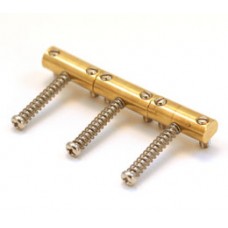 BP-0537-008 Brass Bridge Saddles for 3-saddle Vintage Fender Telecaster