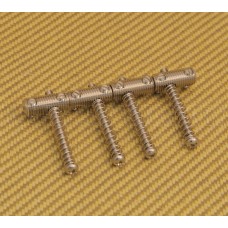 BP-2125-001 Nickel Threaded Vintage-Style Bass Bridge Saddles