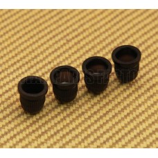 BSF-S-B (4) Black Short Length 3/8 Diameter Barrel Bass Body/String Ferrules 