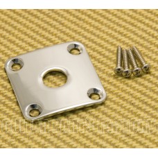 CSJP-C Curved Chrome Jack Plate for Les Paul®