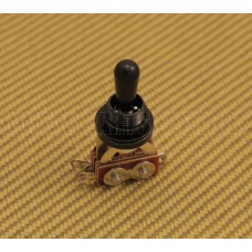 EP-0066-003 Short Straight Toggle Switch Black