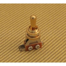 EP-0066-022 Gold Shorty Toggle Switch W/ Gold Tip