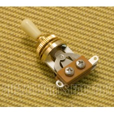 EP-0066-CT Gold Short Guitar Toggle Switch Cream Tip