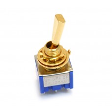 EP-0082-002 Gold Mini Switch On-Off-On for Guitar/Bass